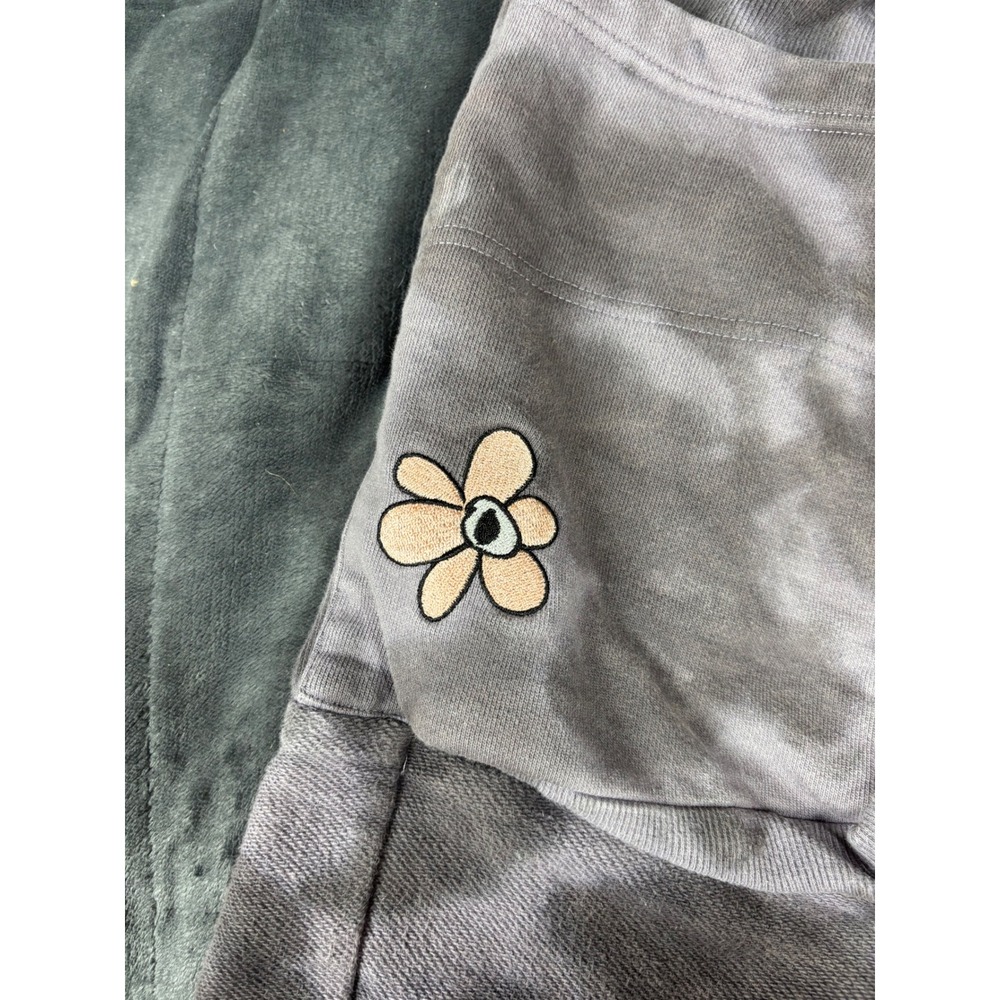 Perks and Mini PAM Tie Dye‎ Sweat Shorts Purple Grey Multi Pocket Womens Small - Picture 2 of 10
